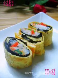 Water drop sushi