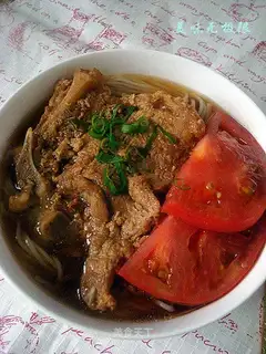Braised steak noodles