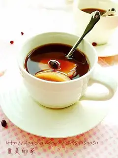 Red bean rice cake soup