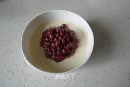 Red bean double skin milk