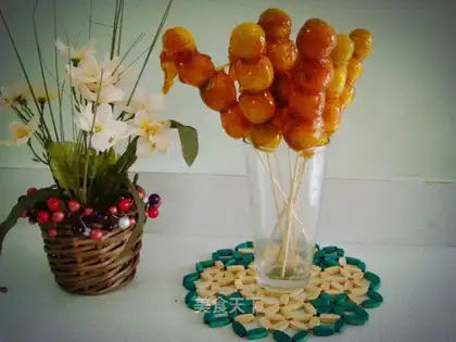 Home-made ice sugar gourd