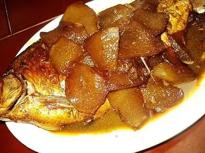 Braised Bream Fish and Winter Melon