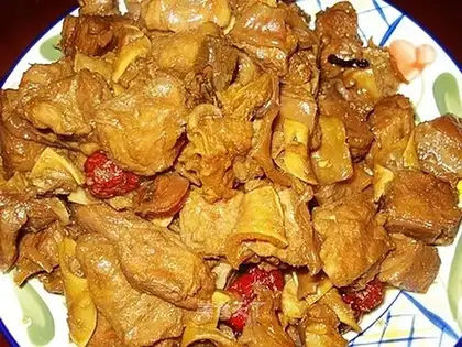 Braised beef brisket