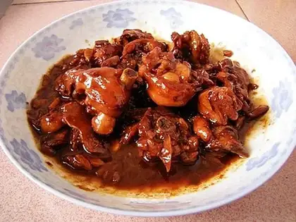 braised chicken nuggets