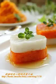 Honey pumpkin and yam paste
