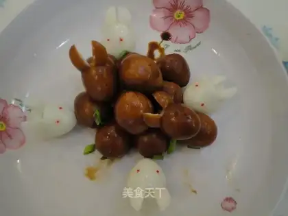 Braised quail eggs