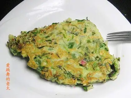 Spinach omelet