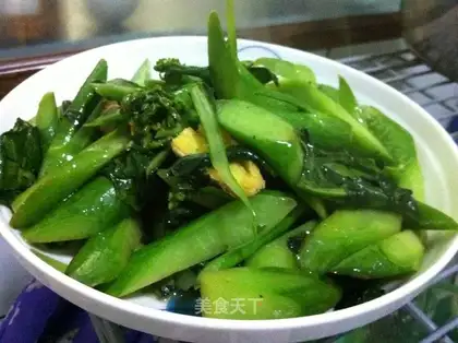 stir-fried kale with ginger