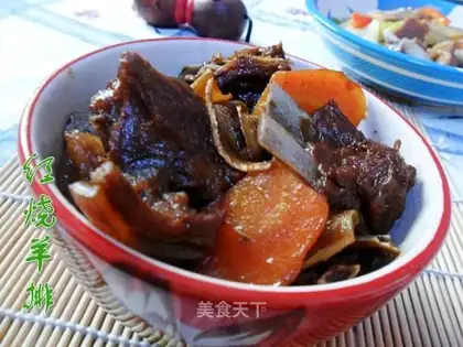 Braised mutton chops