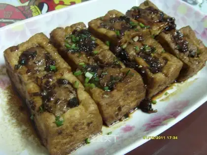 stuffed with tofu