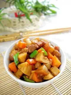 Grilled pork with gluten