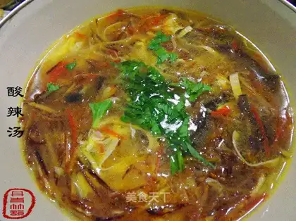 appetizing hot and sour soup