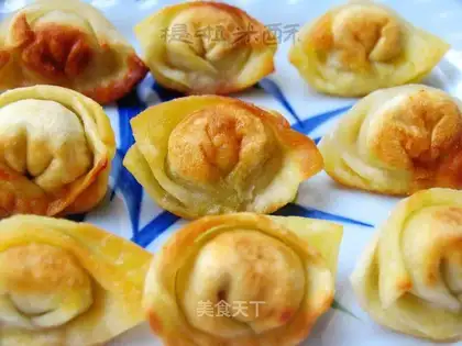 Pan-fried wonton