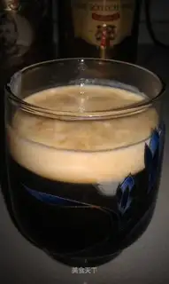 Homemade Irish coffee