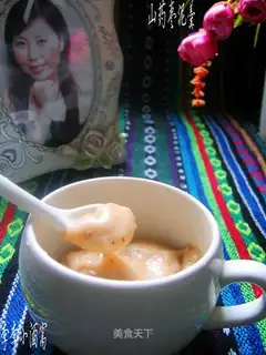 Chinese yam and date paste soup