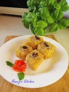 Three delicacies stuffed dumplings