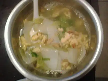 Egg and cabbage hot