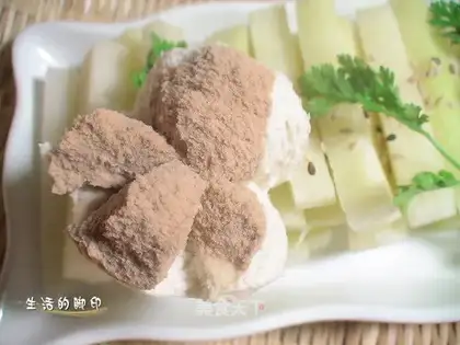 Cocoa flowering steamed buns