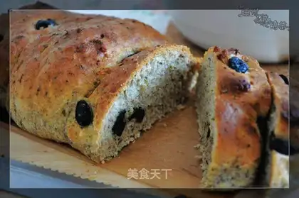 Black olive bread