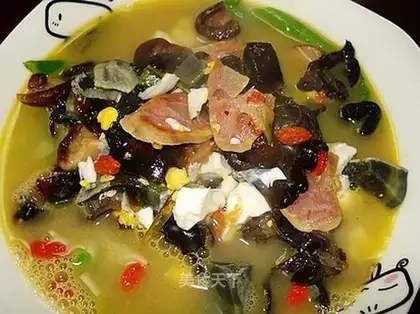 Asparagus in soup