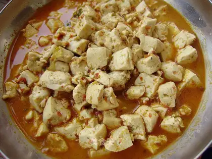 Spicy stewed tofu