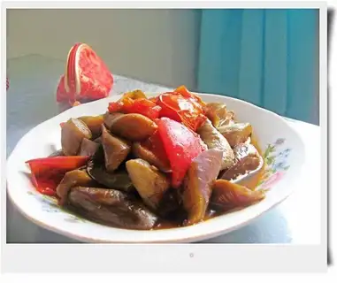 stir-fried double eggplant
