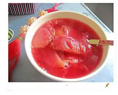 Plum in syrup
