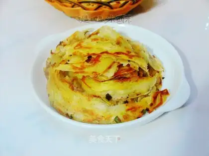 Hand-shredded cake