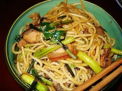 stir-fried rice line