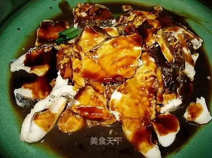 Sweet and sour fish slices