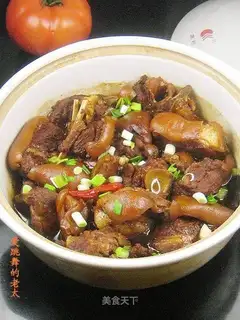 Mutton casserole pot