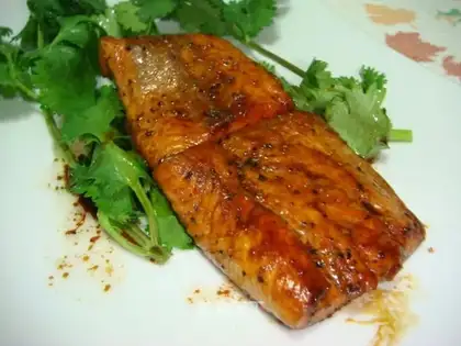 Black pepper salmon