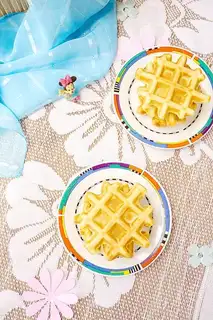 Peanut butter waffles