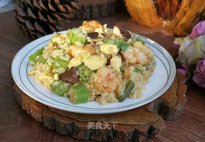 Shrimp egg fried rice