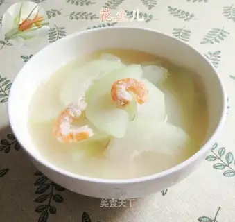 Shrimp dry melon soup