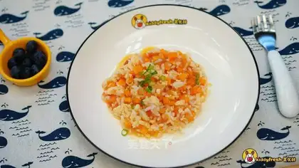 Tomato juice salmon rice