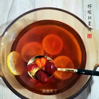 Lemon date soup