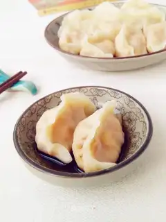 Pumpkin egg dumplings