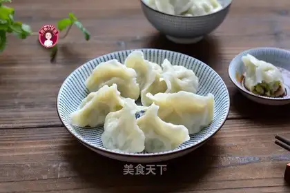 Pork cucumber dumpling