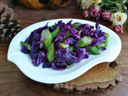 ♪ ♪ ♪ ♪ Purple, blue, fried ♪