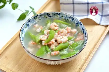 Shrimp soup without oil