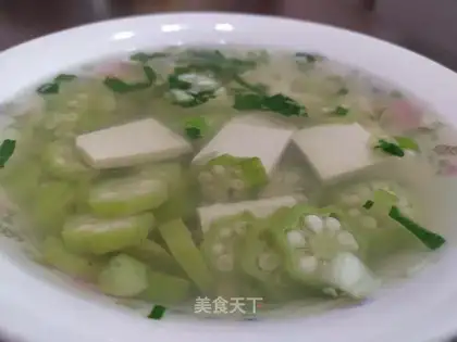 Autumn tofu soup