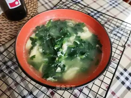 Skinny shrimp egg soup