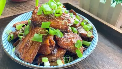 Red-fried fish