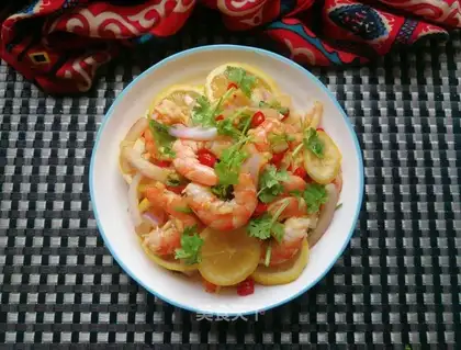 Lemon sour shrimp