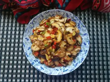Soy mushrooms