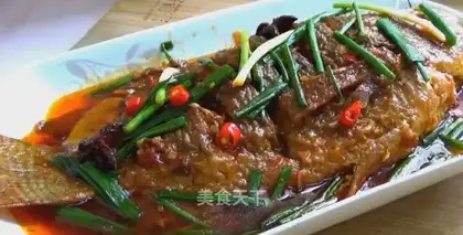 A red-burned tilapia