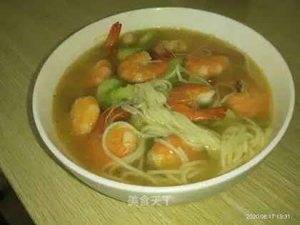 Shrimp silk noodles