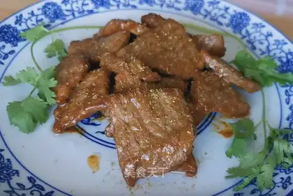 Fried beef