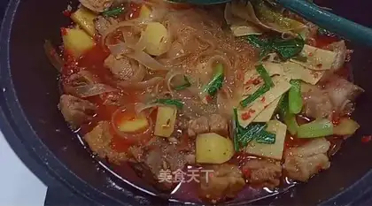 Pork steak stew